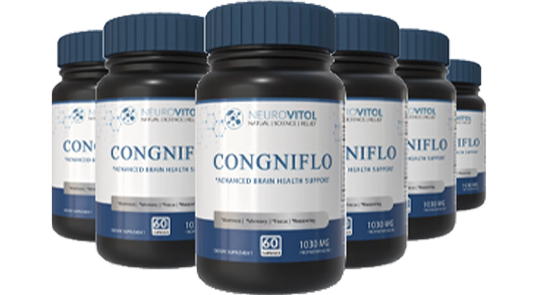 Six bottles of Congniflo by NeuroVitol cognitive wellness supplement